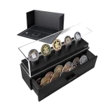 Display Case - Coin Display Rack and Military Coin Holder