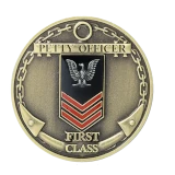 Navy Petty Officer First Class Challenge Coin