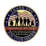 Thank You for Your Service Military Appreciation Challenge Coin