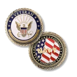 U.S. Navy Veteran Challenge Coin